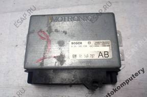 БЛОК УПРАВЛЕНИЯ OPEL FRONTERA 91149787 0261203630