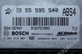 БЛОК УПРАВЛЕНИЯ OPEL INSIGNIA 2.0CDTI 0281019867 55595540