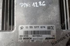 БЛОК УПРАВЛЕНИЯ OPEL INSIGNIA 55577674 0281017452 + PIN