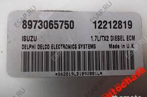 БЛОК УПРАВЛЕНИЯ OPEL ISUZU 1.7DT 0973065750 12212819