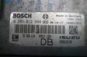 БЛОК УПРАВЛЕНИЯ  OPEL ISUZU Z17DTH 1,7CDTI 0281012694 DB
