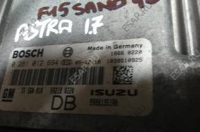БЛОК УПРАВЛЕНИЯ  OPEL ISUZU Z17DTH 1,7CDTI 0281012694 DB