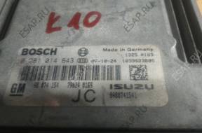 БЛОК УПРАВЛЕНИЯ OPEL ISUZU Z17DTH 1,7CDTI 0281014643 JC
