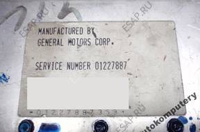 БЛОК УПРАВЛЕНИЯ OPEL KADETT 1.6 01227887