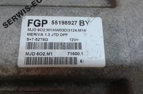 БЛОК УПРАВЛЕНИЯ OPEL MERIVA 1.3 55198927 BY MJD602.M1 DPF