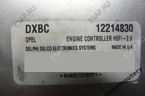 БЛОК УПРАВЛЕНИЯ OPEL MERIVA 1.6 12214830 dxbc БЕЗ КОДА