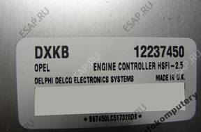 БЛОК УПРАВЛЕНИЯ OPEL MERIVA 1.6 12237450 dxkb БЕЗ КОДА