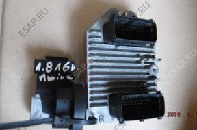 БЛОК УПРАВЛЕНИЯ OPEL MERIVA 1.8 16V   ДВИГАТЕЛЕМ