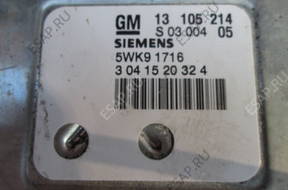 БЛОК УПРАВЛЕНИЯ OPEL MERIVA 1.8 16V Z18XE 13105214 КОМПЛЕКТ