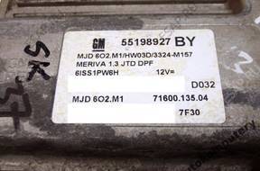 БЛОК УПРАВЛЕНИЯ OPEL MERIVA 55198927 mjd602.m1 БЕЗ КОДА