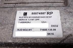 БЛОК УПРАВЛЕНИЯ OPEL MERIVA 55574587 mjd602.m1 БЕЗ КОДА