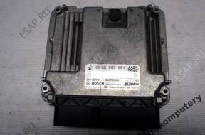 БЛОК УПРАВЛЕНИЯ OPEL MERIVA 55583654 0281018454 +PIN