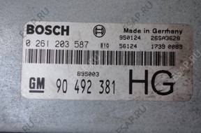 БЛОК УПРАВЛЕНИЯ   Opel Omega 2.0 0261203587