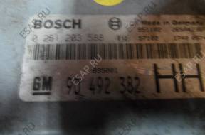 БЛОК УПРАВЛЕНИЯ Opel Omega 2.5 V6 0261203588 90492382 HH