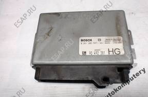 БЛОК УПРАВЛЕНИЯ OPEL OMEGA B 2.0 90492381 0261203587