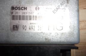 БЛОК УПРАВЛЕНИЯ OPEL OMEGA B 2.0 90492381 HG 0261203587