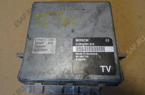 БЛОК УПРАВЛЕНИЯ OPEL OMEGA B 2.5TDS 90492710 0281001214