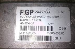 БЛОК УПРАВЛЕНИЯ OPEL SERVICE 1.3CDTI MJD6JO.C5 HW01D/1315
