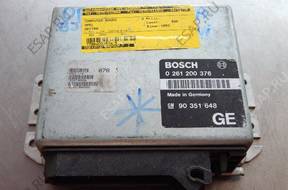 БЛОК УПРАВЛЕНИЯ OPEL VECTRA 0261200376 90351648