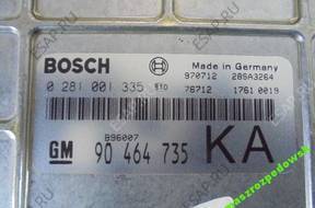 БЛОК УПРАВЛЕНИЯ   OPEL VECTRA 0281001335 90464735