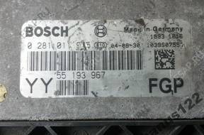 БЛОК УПРАВЛЕНИЯ OPEL VECTRA 0281011915 55193967YY БЕЗ КОДА