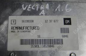 БЛОК УПРАВЛЕНИЯ opel vectra 1.6  16132789