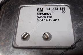 БЛОК УПРАВЛЕНИЯ OPEL VECTRA 24443879 5wk9196 z18xe БЕЗ КОДА