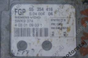 БЛОК УПРАВЛЕНИЯ OPEL VECTRA 55354416 S0400404 5WK9374