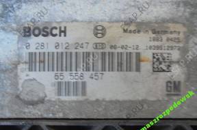БЛОК УПРАВЛЕНИЯ OPEL VECTRA SAAB 93 0281012247 55558457