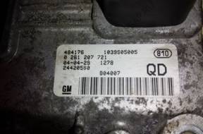 БЛОК УПРАВЛЕНИЯ   OPEL  Z14XEP  0261207721 QD