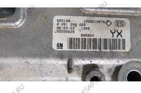 БЛОК УПРАВЛЕНИЯ OPEL Z14XEP 0261208669 55556629YX БЕЗ КОДА