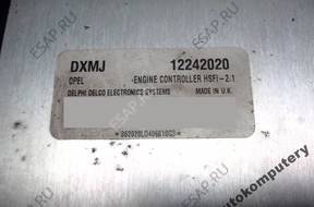 БЛОК УПРАВЛЕНИЯ OPEL ZAFIRA A 1.6 12242020 dxmj БЕЗ КОДА