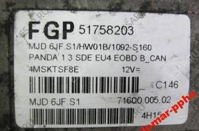 БЛОК УПРАВЛЕНИЯ   PANDA 1.3 51758203 MJD6JF S1