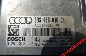 БЛОК УПРАВЛЕНИЯ ПАНЕЛЬ ПРИБОРОВ AUDI A4 B7 2.0TDI BLB 03G906016GN