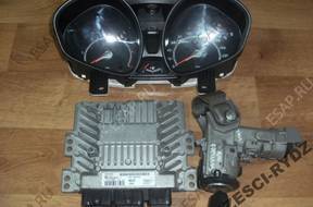 БЛОК УПРАВЛЕНИЯ ПАНЕЛЬ ПРИБОРОВ КЛЮЧ FORD FIESTA 1.4 TDCI 4EJC