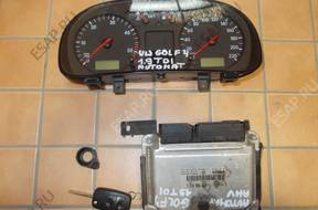 БЛОК УПРАВЛЕНИЯ ПАНЕЛЬ ПРИБОРОВ КЛЮЧ VW GOLF IV 4 1.9 TDI AUT