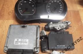 БЛОК УПРАВЛЕНИЯ ПАНЕЛЬ ПРИБОРОВ КЛЮЧ VW POLO 1.4 FSI