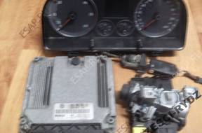 БЛОК УПРАВЛЕНИЯ ПАНЕЛЬ ПРИБОРОВ КЛЮЧ VW TOURAN 1.9 TDI BKC