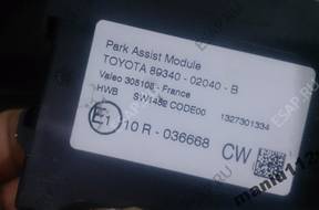 БЛОК УПРАВЛЕНИЯ PARCTRONIC PDC AURIS II 2014 год 89340-02040