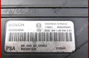 БЛОК УПРАВЛЕНИЯ ПАРКТРОНИКАМИ  C4 PICASSO 9663821680