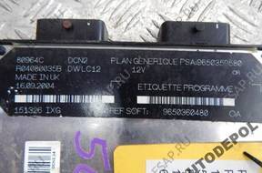 БЛОК УПРАВЛЕНИЯ   PARTNER 1.9 D 9650360480