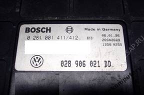 БЛОК УПРАВЛЕНИЯ PASSAT 028906021dd 0281001411-412 БЕЗ КОДА