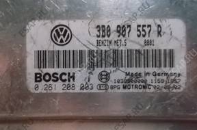 БЛОК УПРАВЛЕНИЯ Passat B5   ДВИГАТЕЛЕМ 3B0907557 год, FL