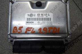 БЛОК УПРАВЛЕНИЯ   PASSAT B5 FL 0281010944