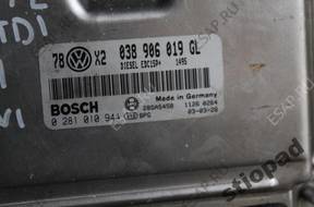 БЛОК УПРАВЛЕНИЯ PASSAT B5 FL 101 KONI 1.9 TDI 038906019GL