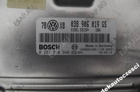 БЛОК УПРАВЛЕНИЯ   Passat B5 FL TDI 038906019GS