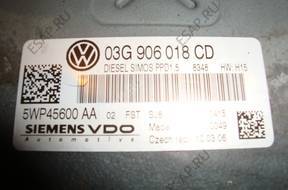 БЛОК УПРАВЛЕНИЯ PASSAT B6   03G906018CD PPD1.5