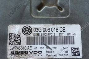 БЛОК УПРАВЛЕНИЯ   Passat B6 2.0td BKP 03G906018CE