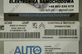 БЛОК УПРАВЛЕНИЯ Peugeot 1007 1.4B SW9660727380 9655883280