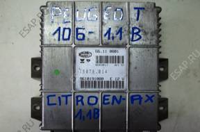 БЛОК УПРАВЛЕНИЯ PEUGEOT 106 CITROEN AX 1.1B G6110B01